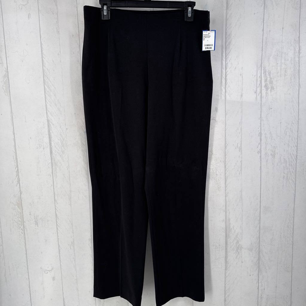10 flat front straight leg trouser