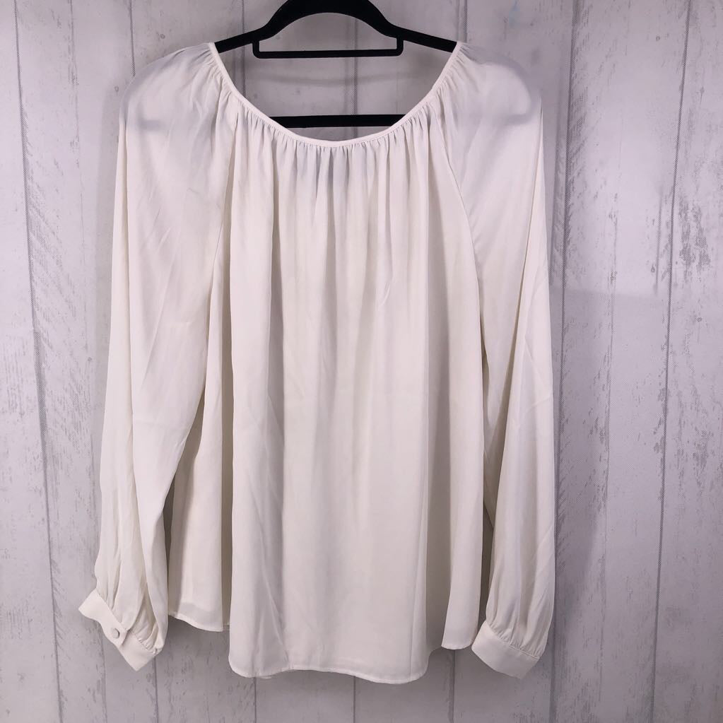 16 lace trim l/s top