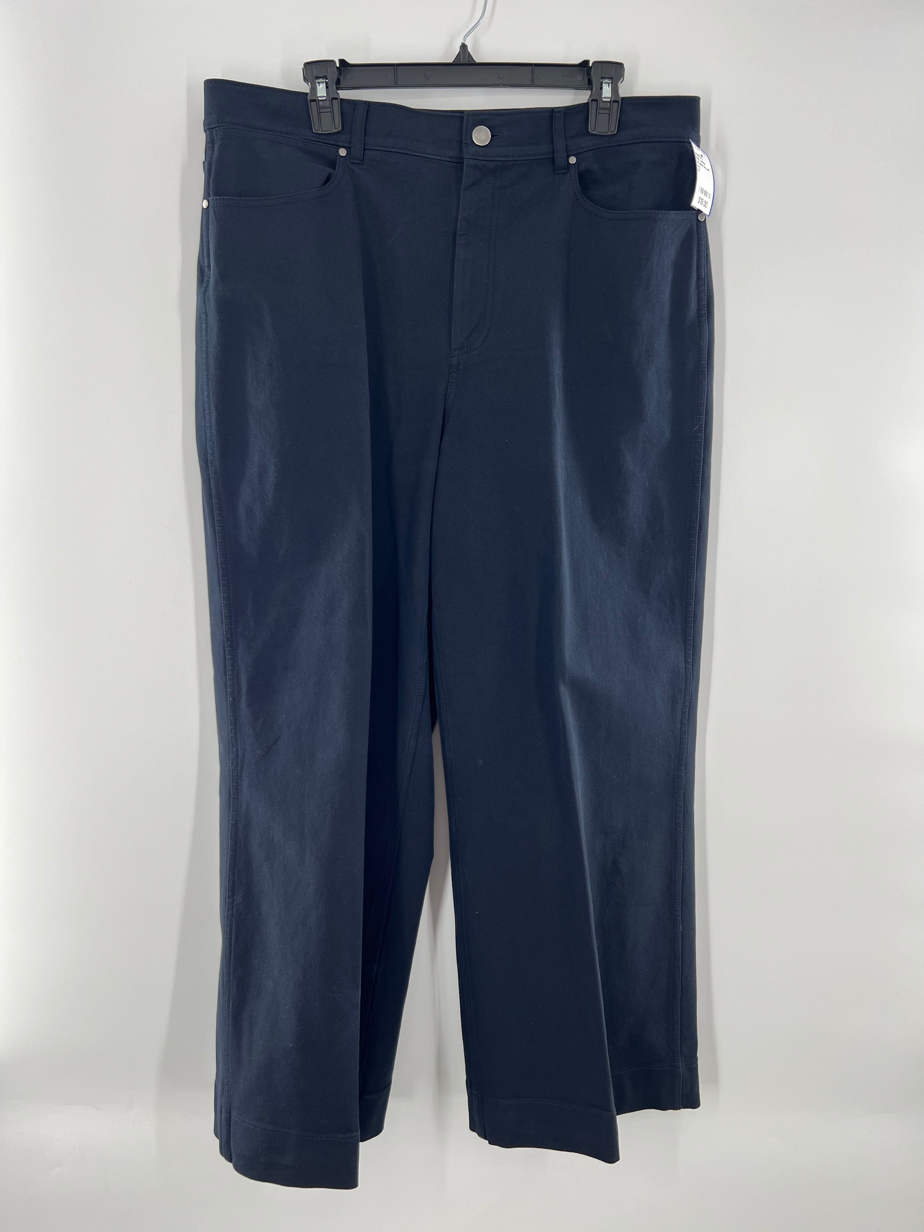 14 wide leg twill pant