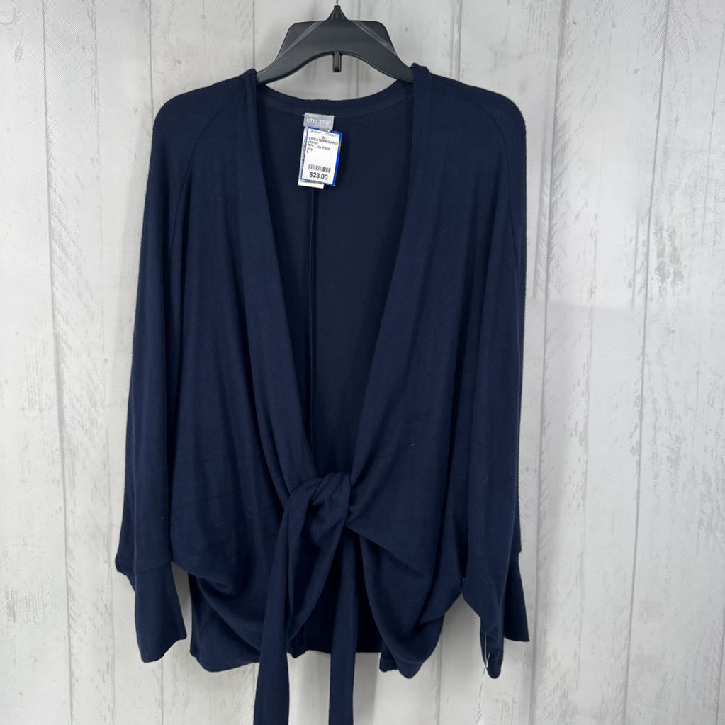 R70 L tie front cozy cardi