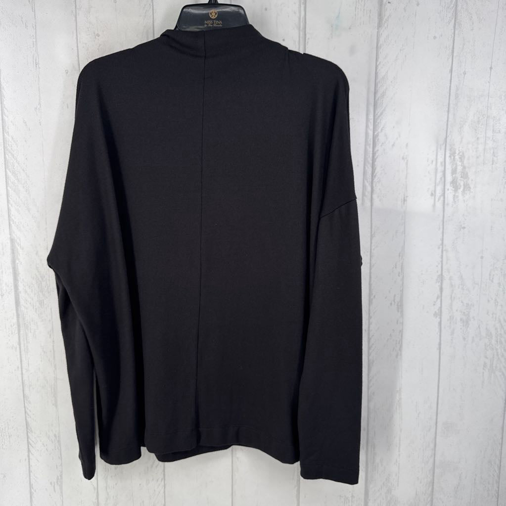 L mock neck l/s top