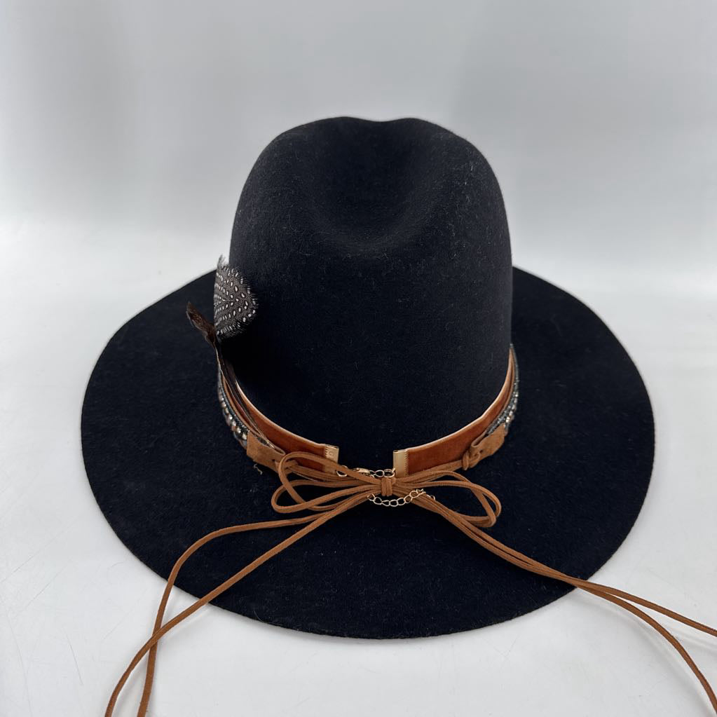 57/S-M wool wide brim hat