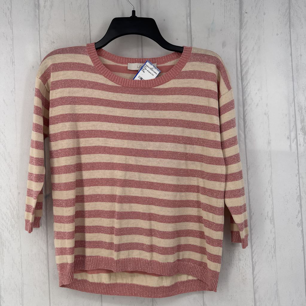 XXSp striped 3/4 slv sweater
