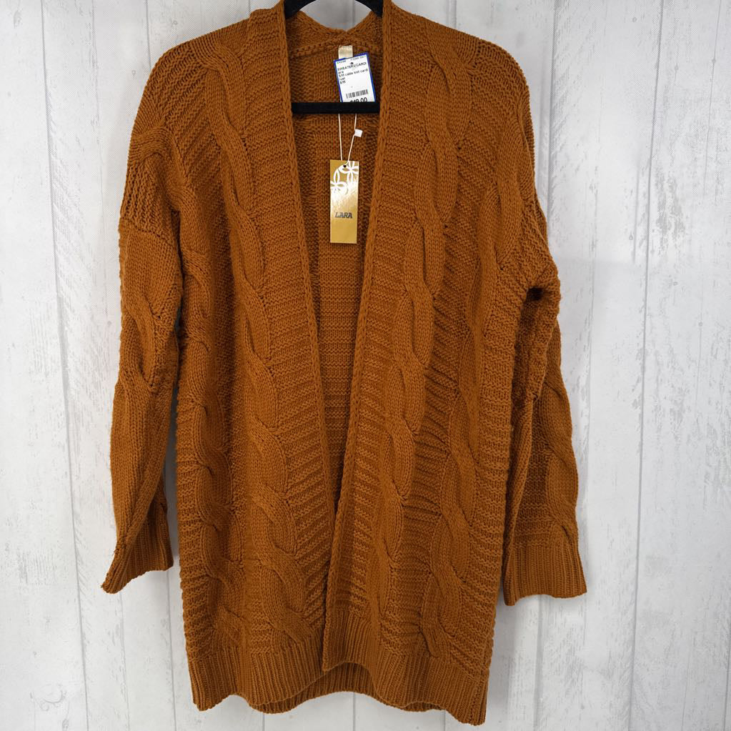 S/M cable knit cardi