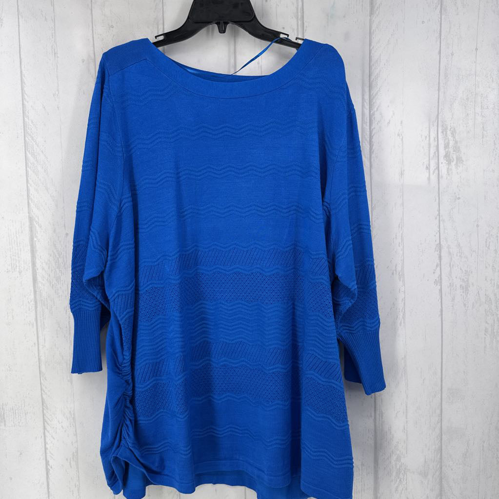 R50 26/28 chevron textured sweater