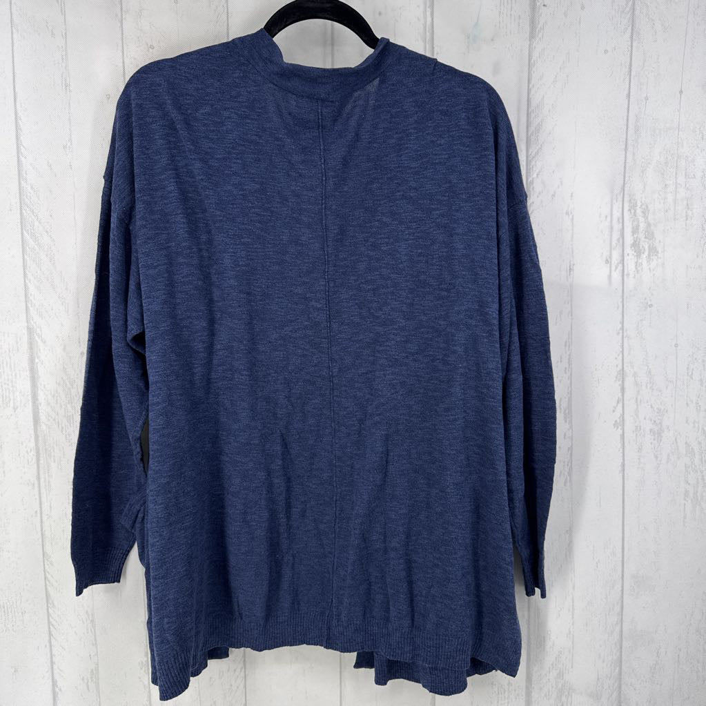 XL open front drop shoulder cardi