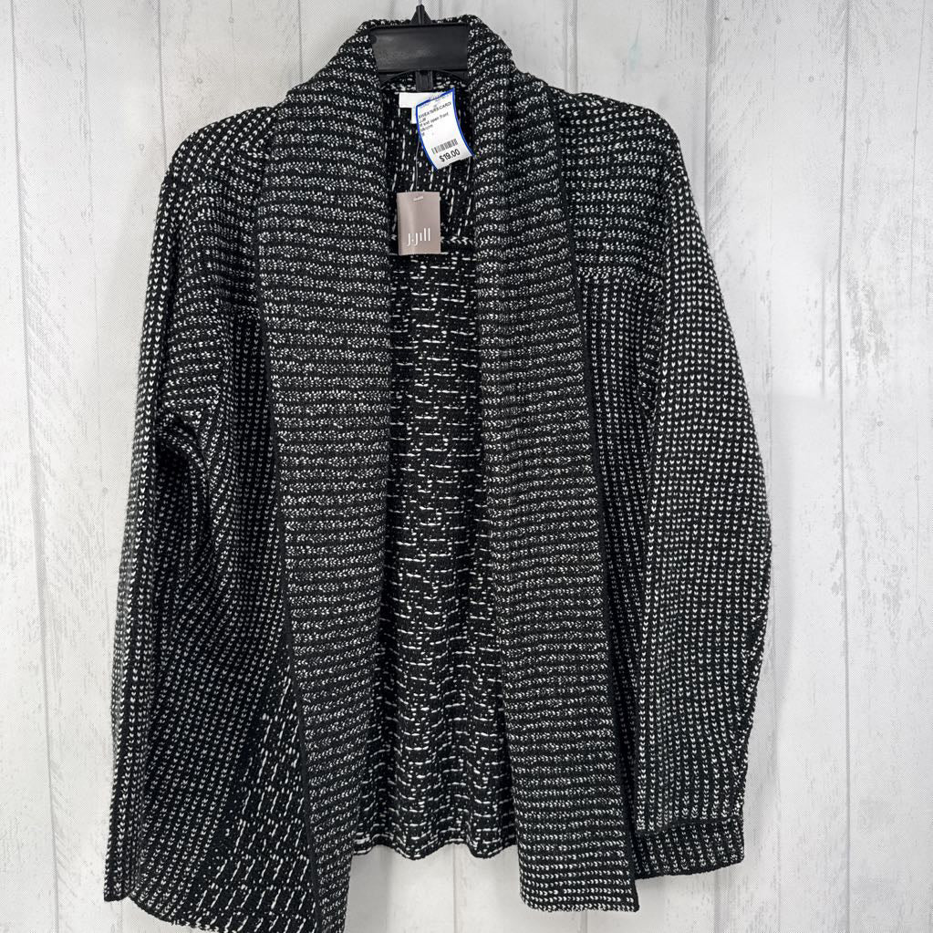 M knit open front cardi