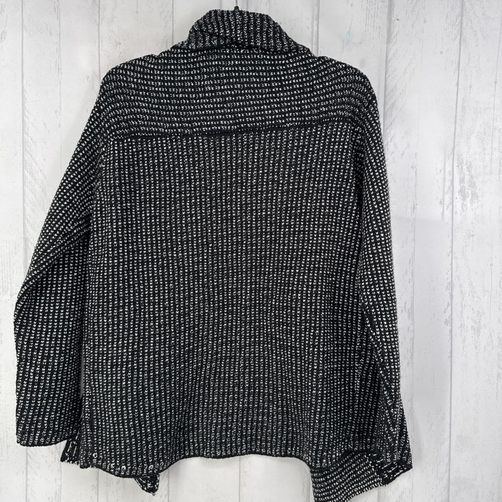 M knit open front cardi