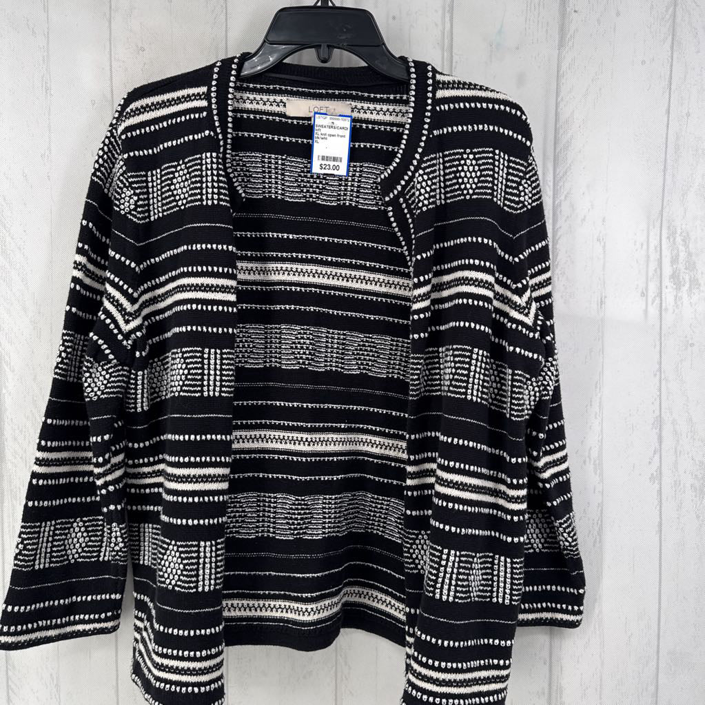 XL knit open front cardi