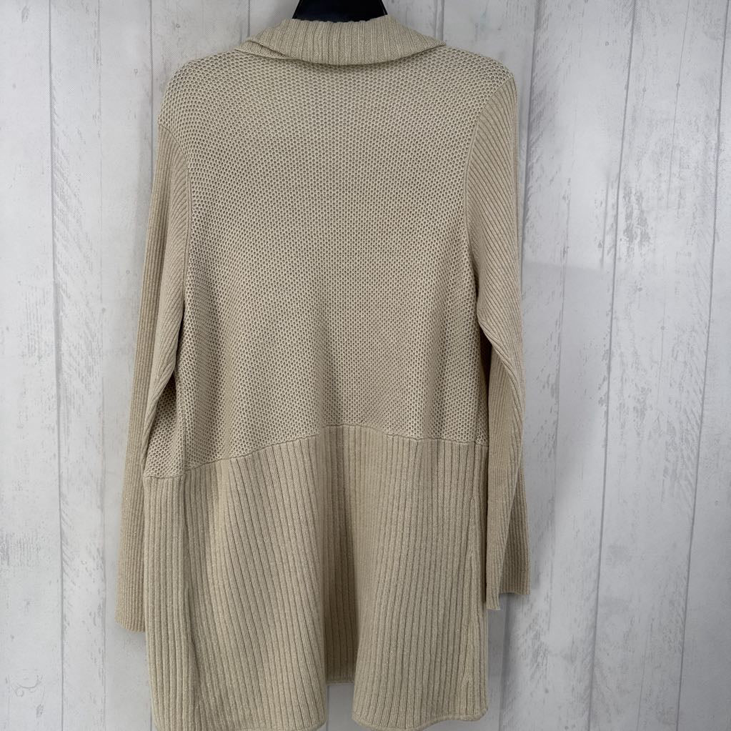 R109 XL draped front cardi