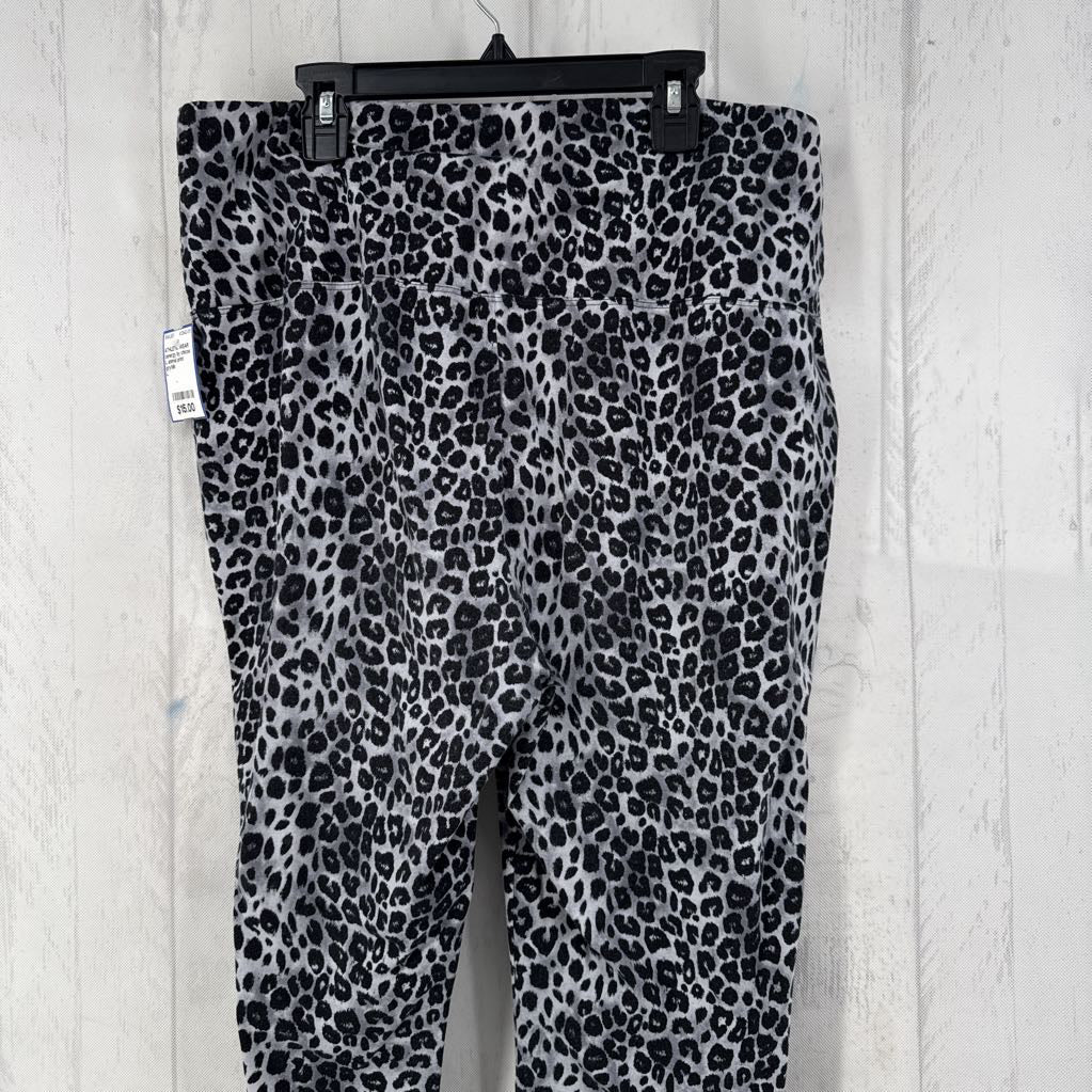 L animal print leggings
