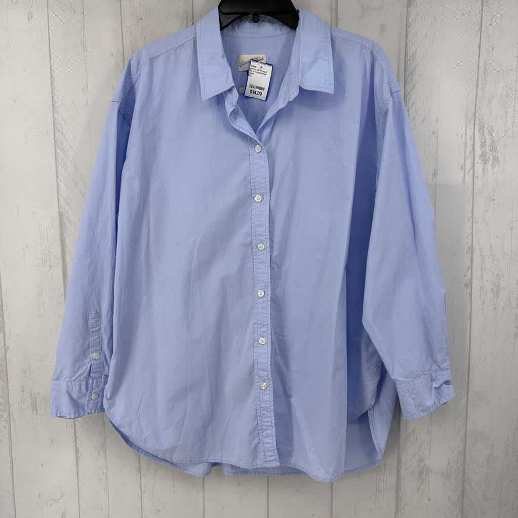 XL l/s oversized button shirt