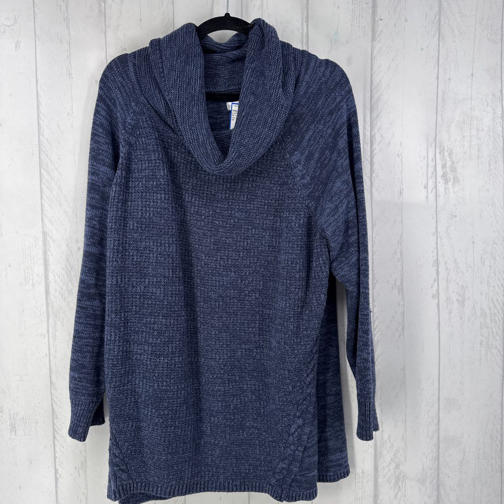 3X cowl neck sweater