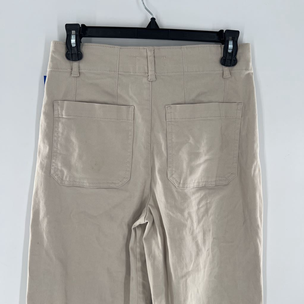 6 crop khakis
