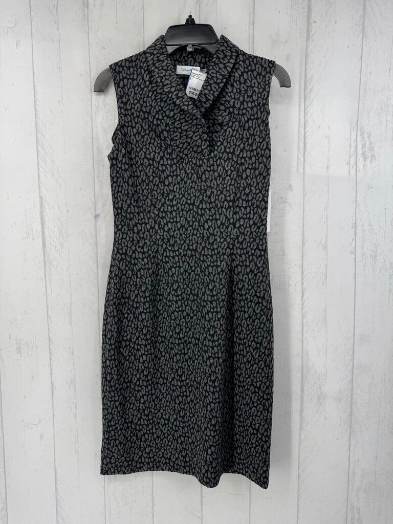 R118 6 animal print slvls dress