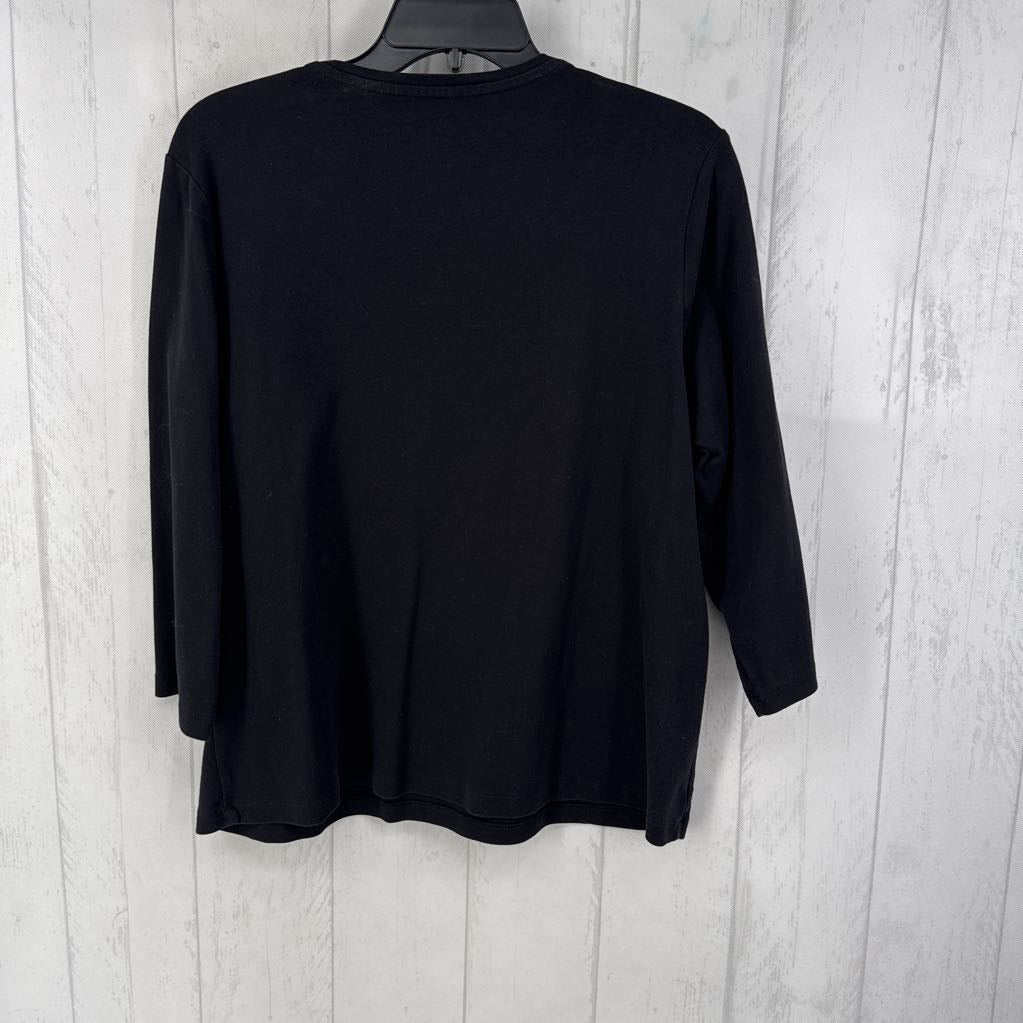 XL v-neck 3/4 slv tee