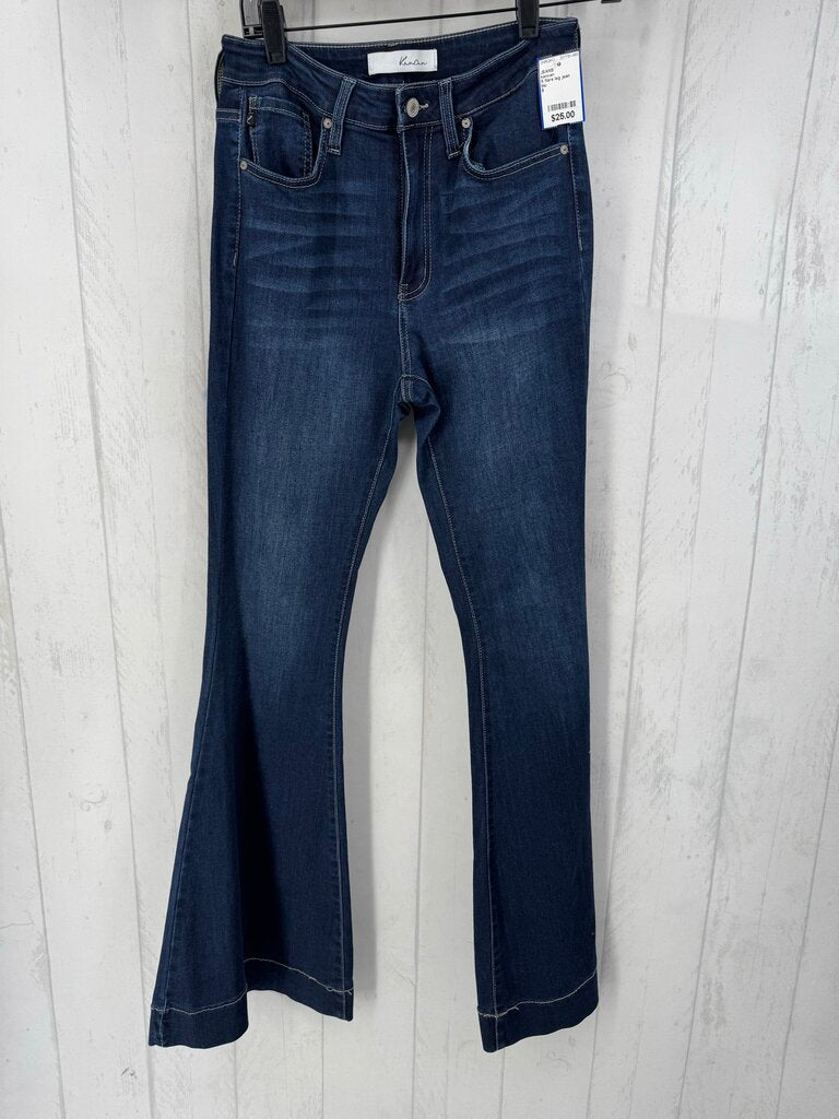 5 flare leg jean