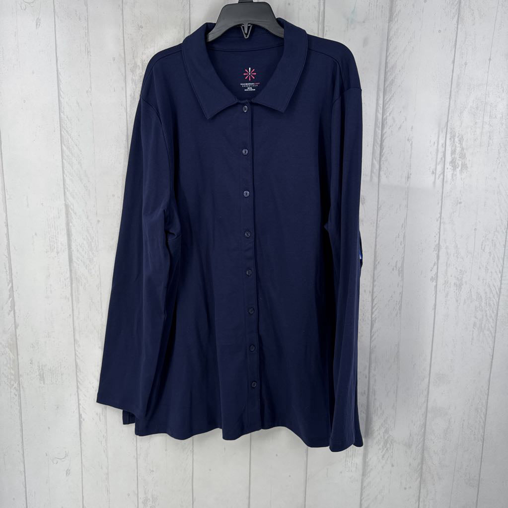 XL button down l/s top