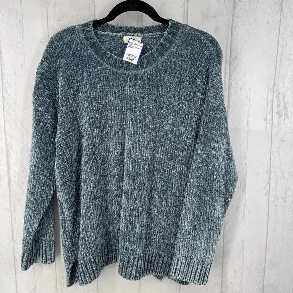 L chenille sweater