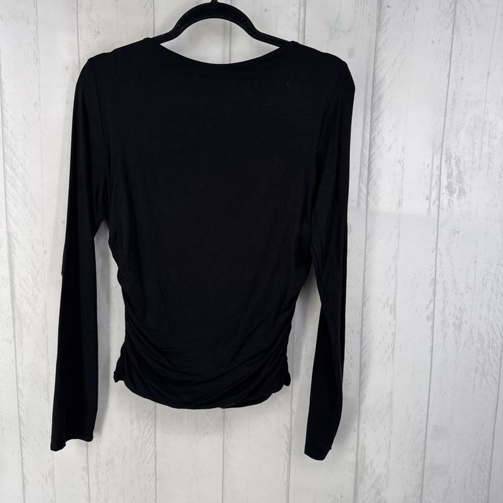 L ruched sides l/s top