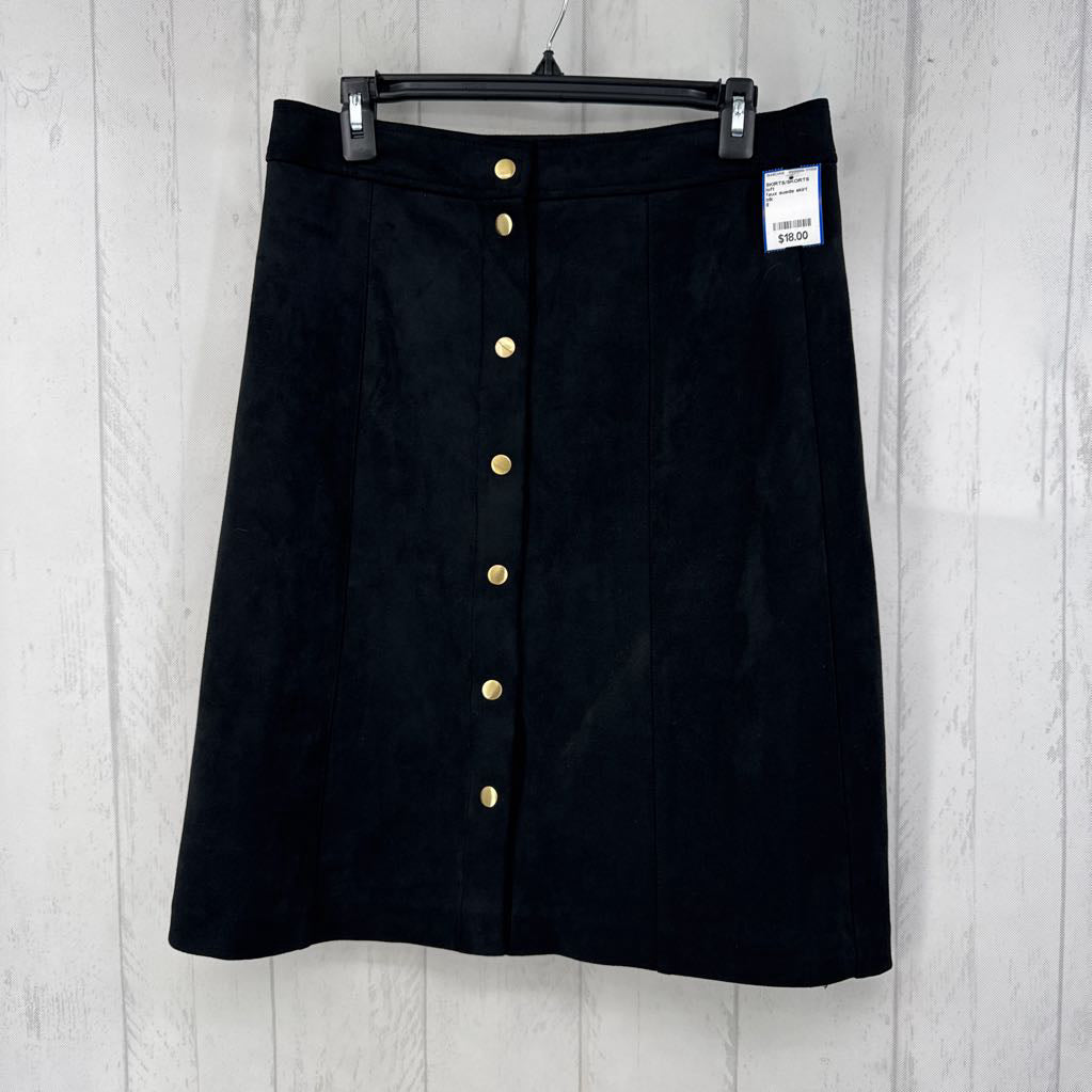 faux suede skirt