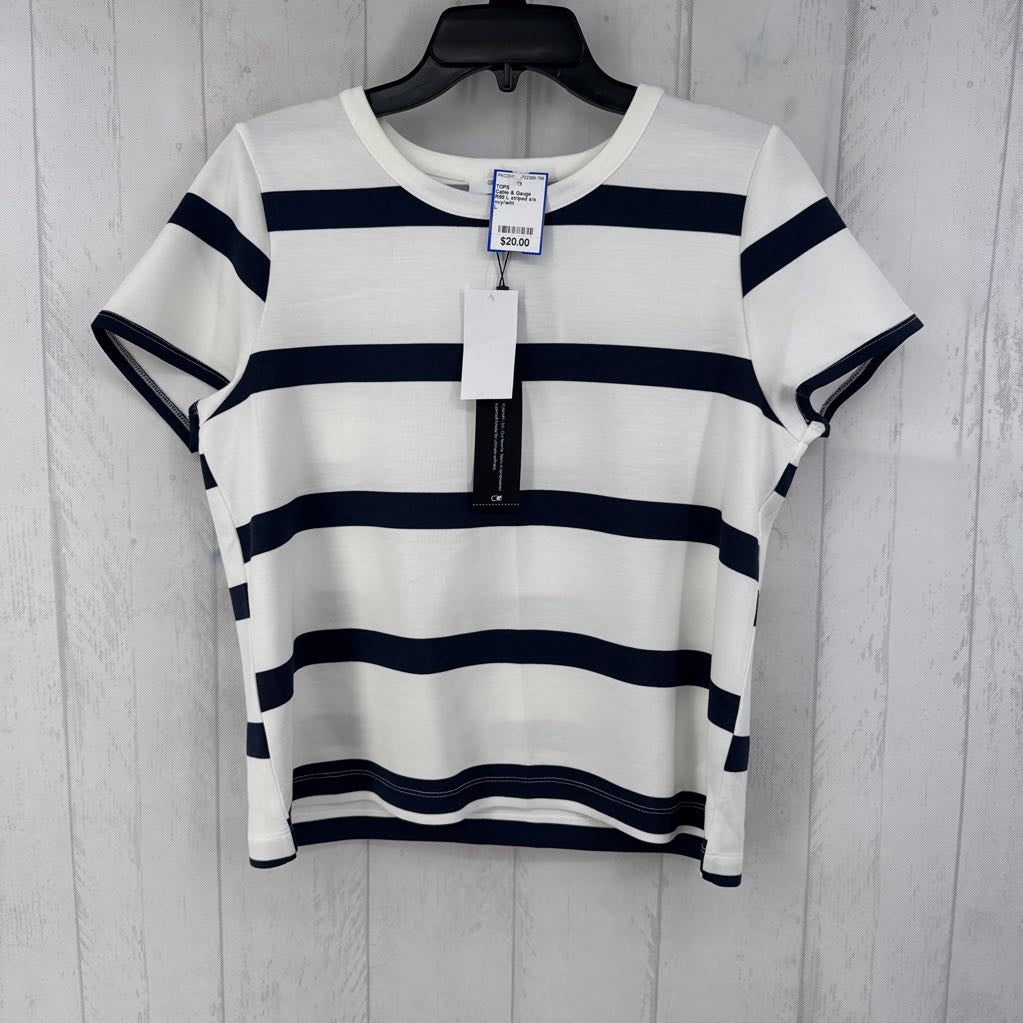 R58 L striped s/s top