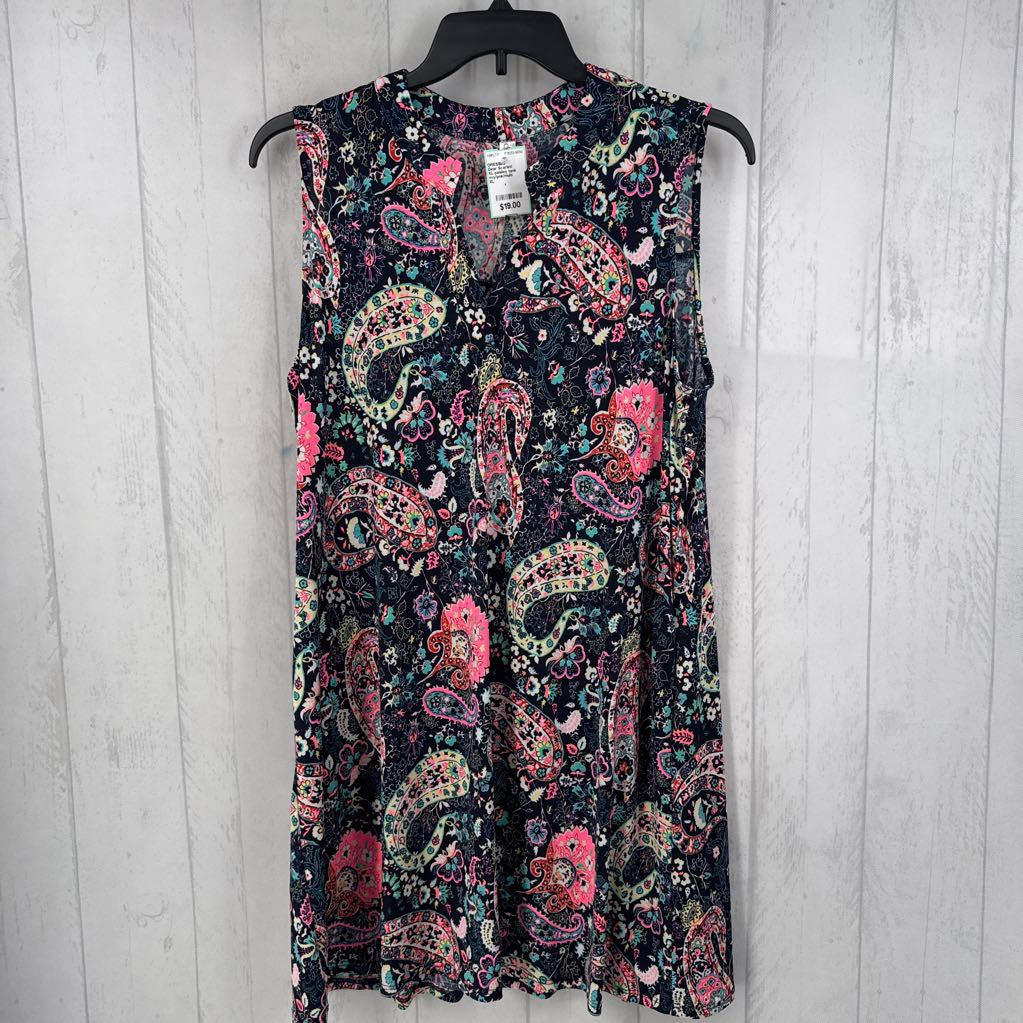 XL paisley tank dress