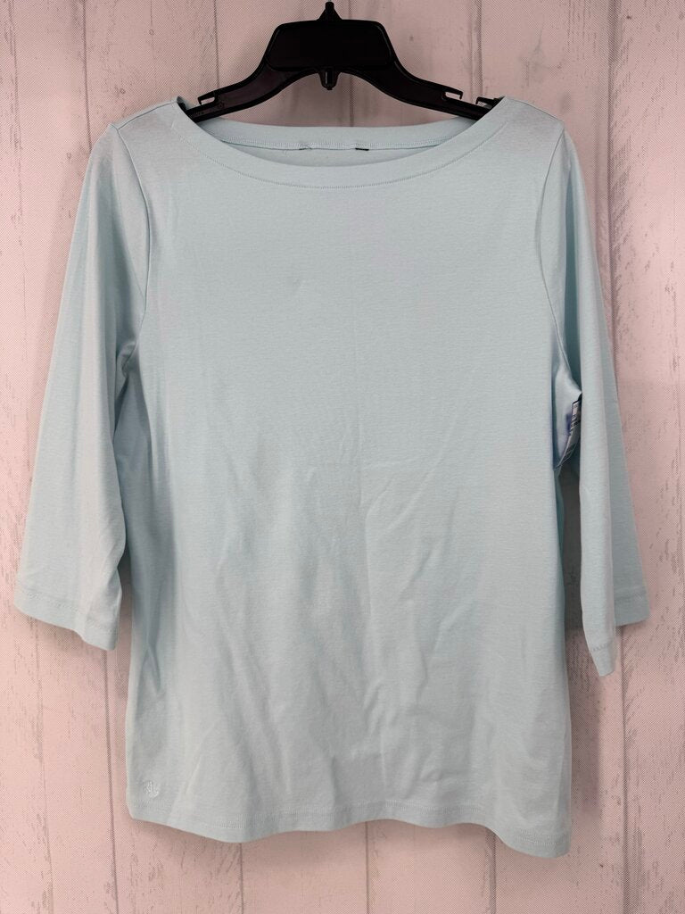 M/L bateau neck 3/4 slv top