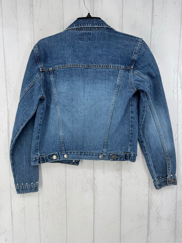 M studded jean jacket