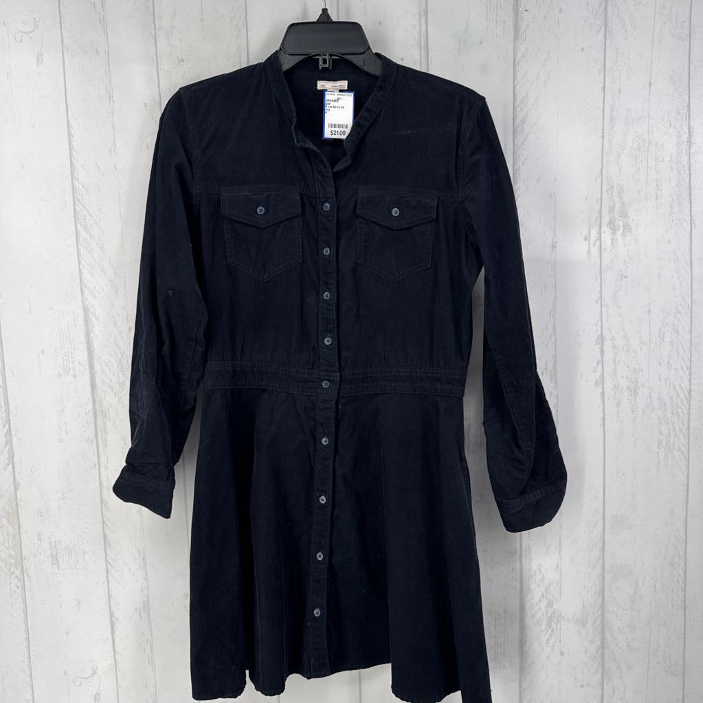 6 corduroy l/s dress