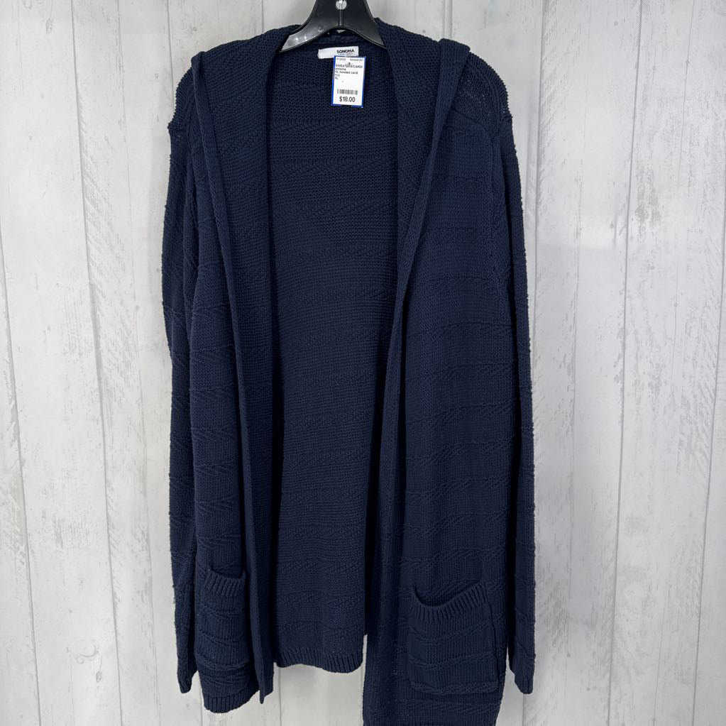 XL hooded cardi