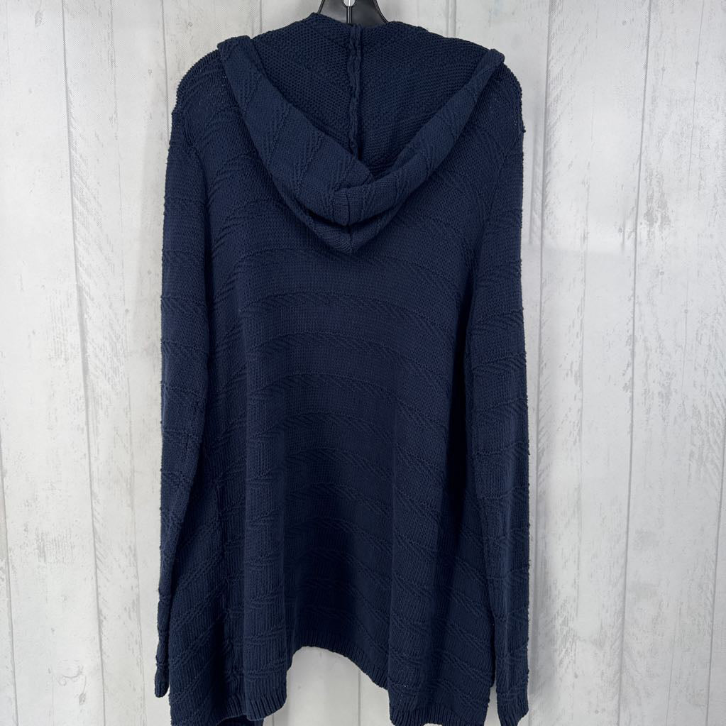 XL hooded cardi