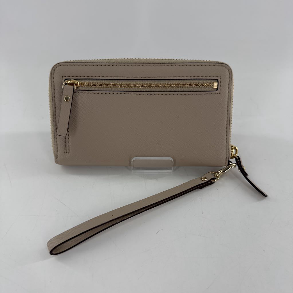 leather zip around wristlet/wallet