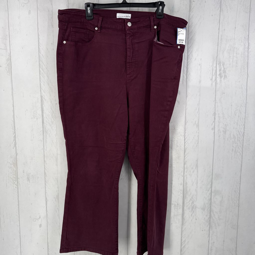 18 curvy fit kick crop jean