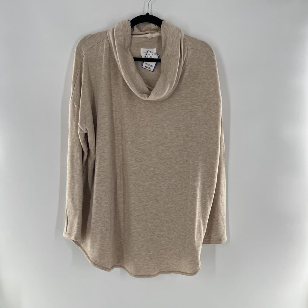 XXL cowl neck l/s top