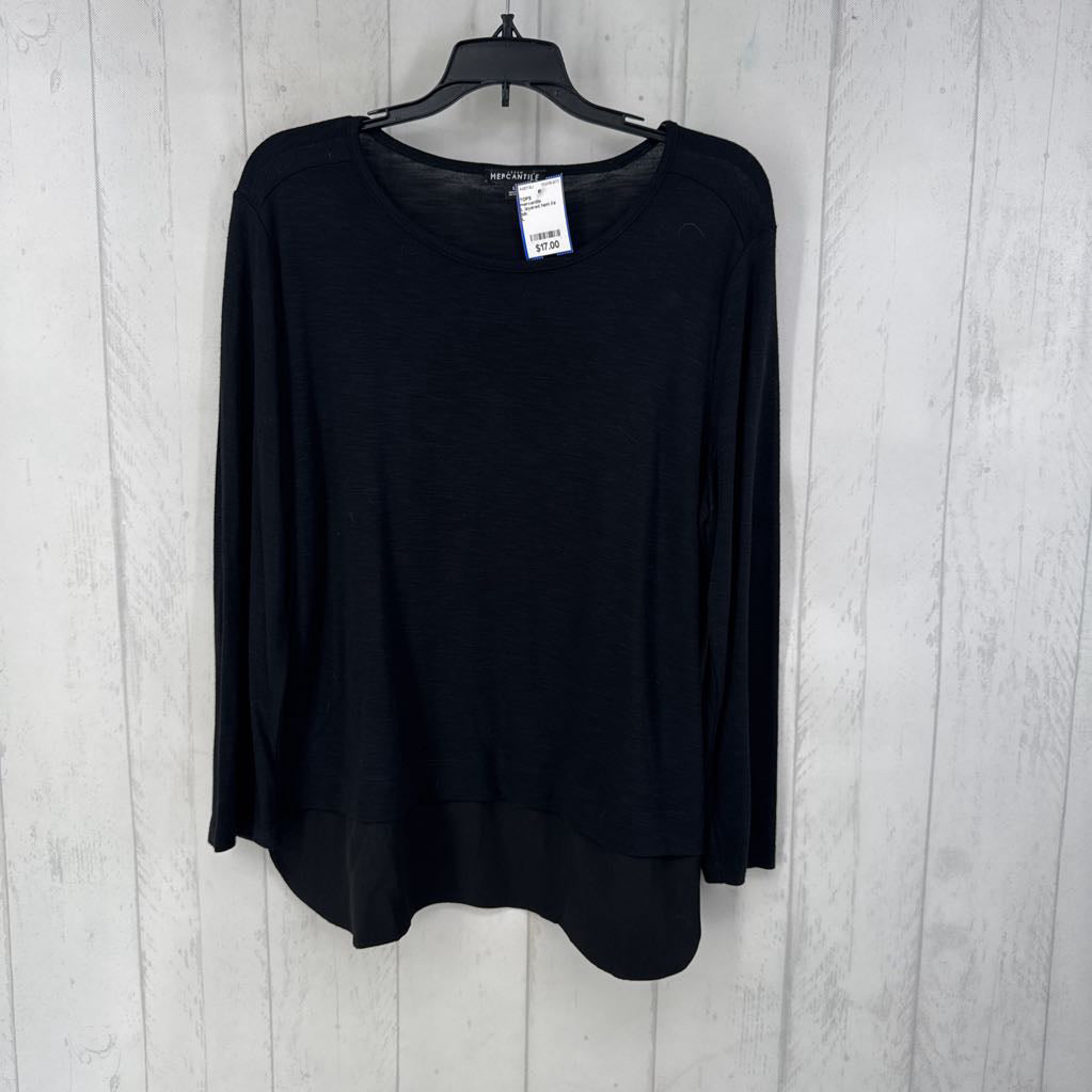 L layered hem l/s top