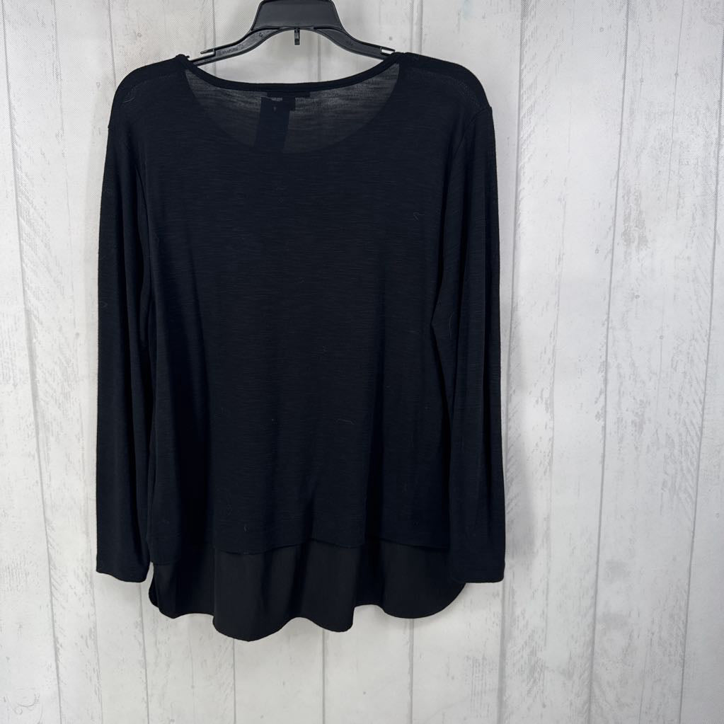 L layered hem l/s top