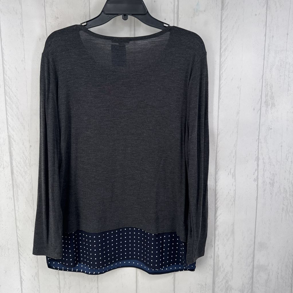 L layered hem l/s top