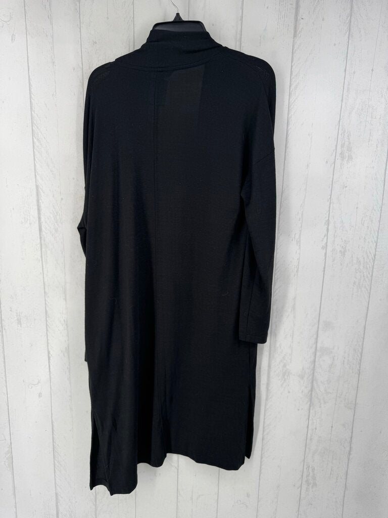 L open front long cardi