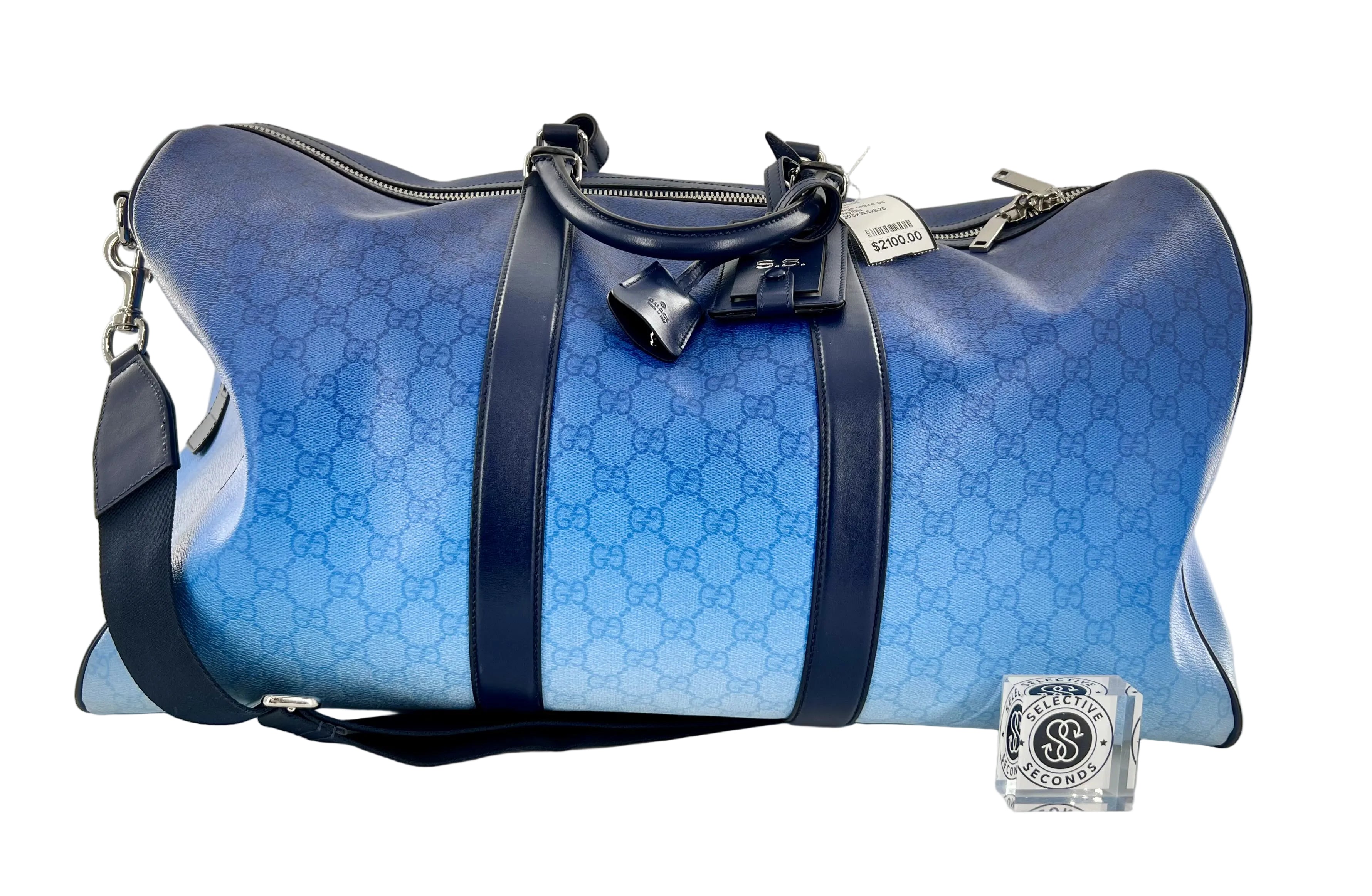 Large ombre gg duffle bag