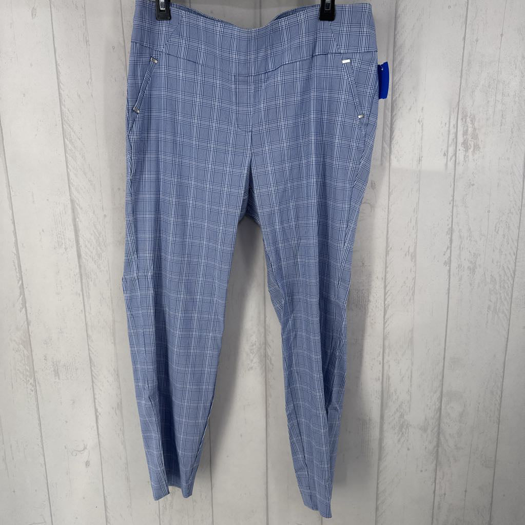 XL checkered pull-on pant