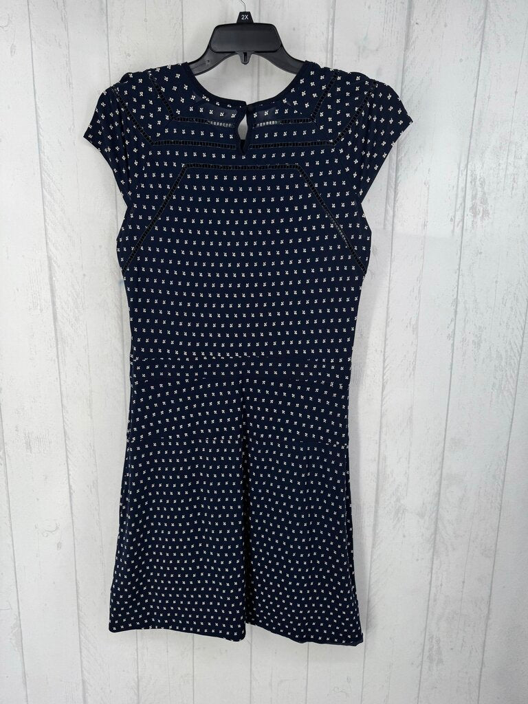 L s/s print dress