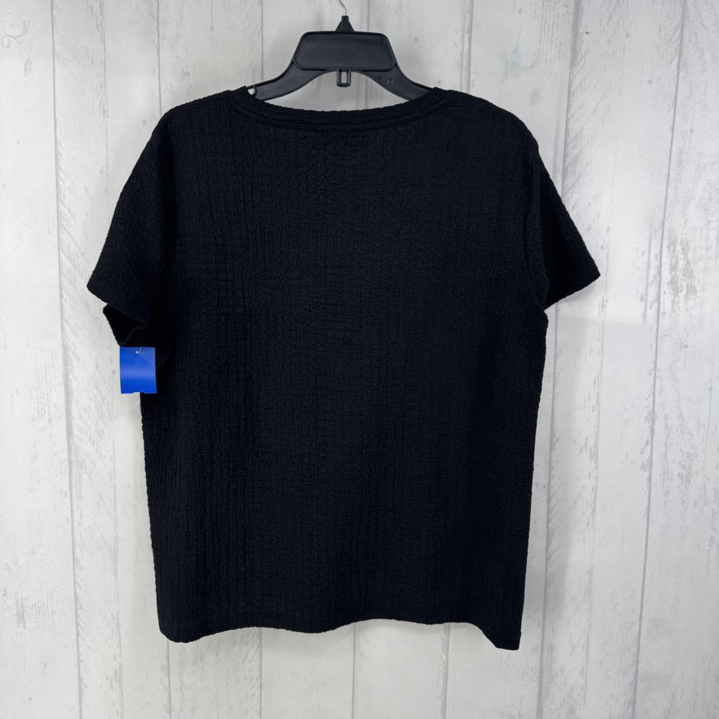 L textured s/s top