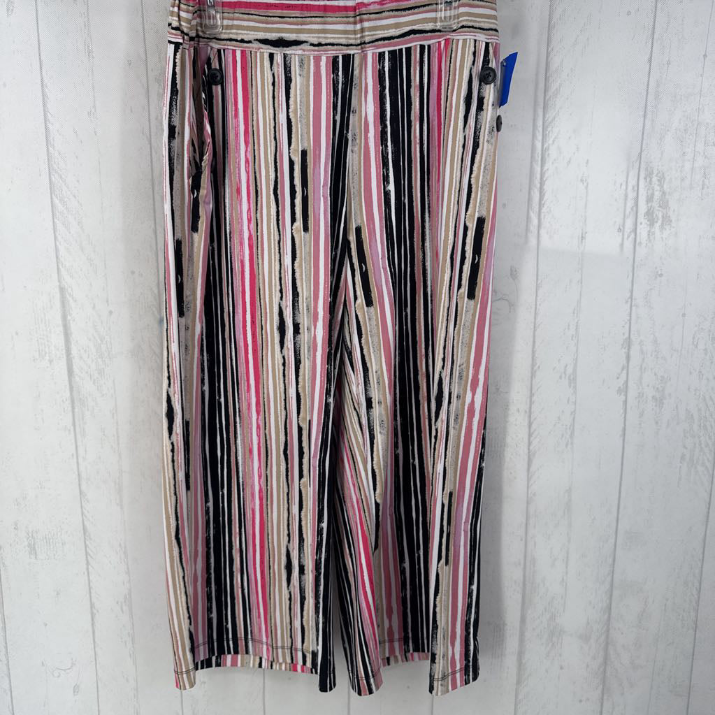 L striped pull-on pant