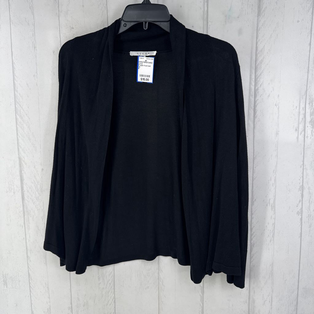 M open front knit cardi