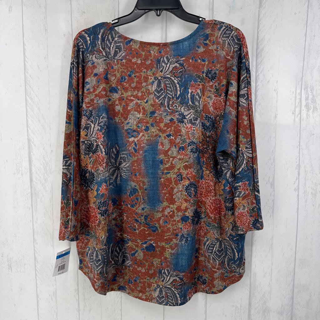 R29 XL printed 3/4 slv top