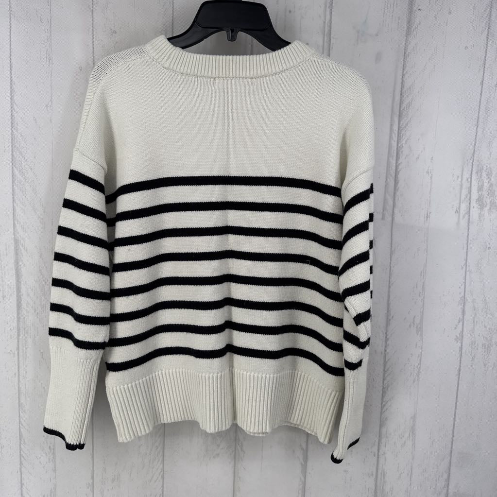 M striped sweater