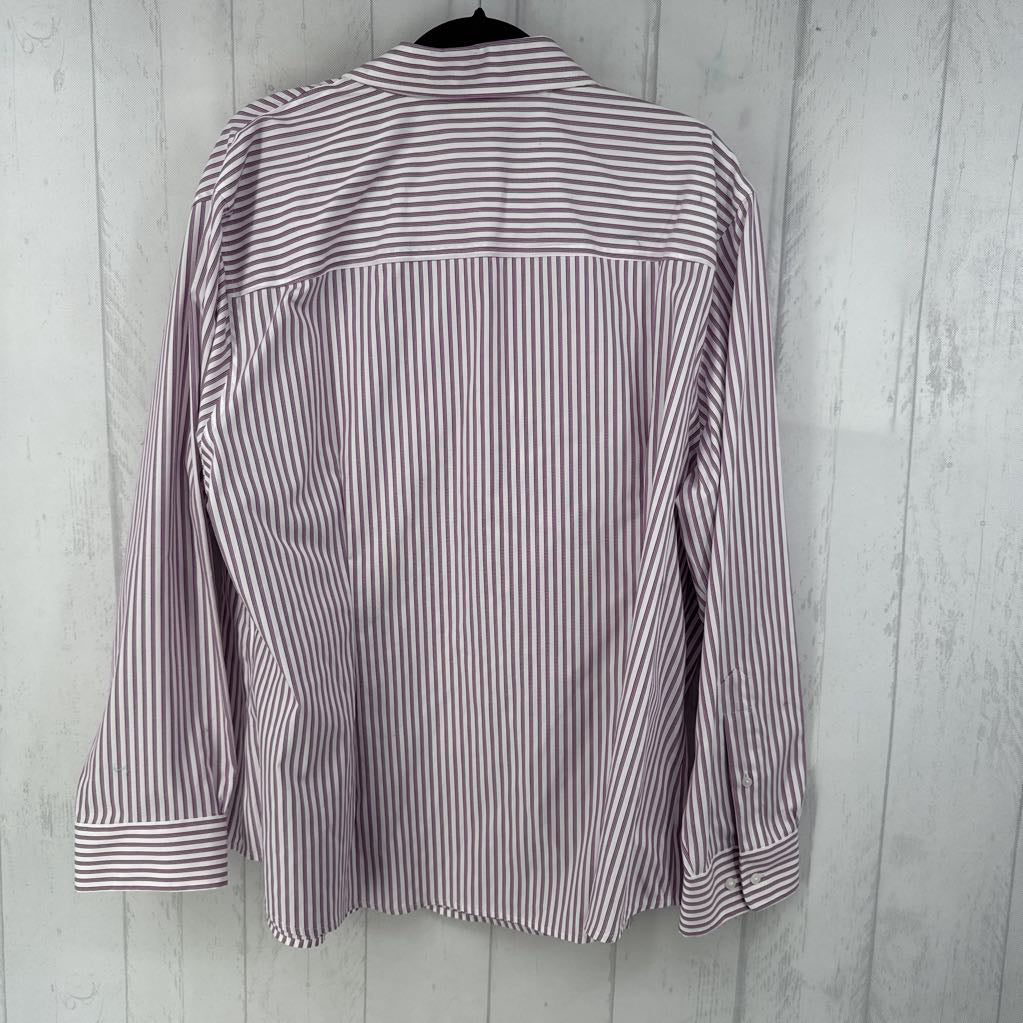R74 3x striped button shirt