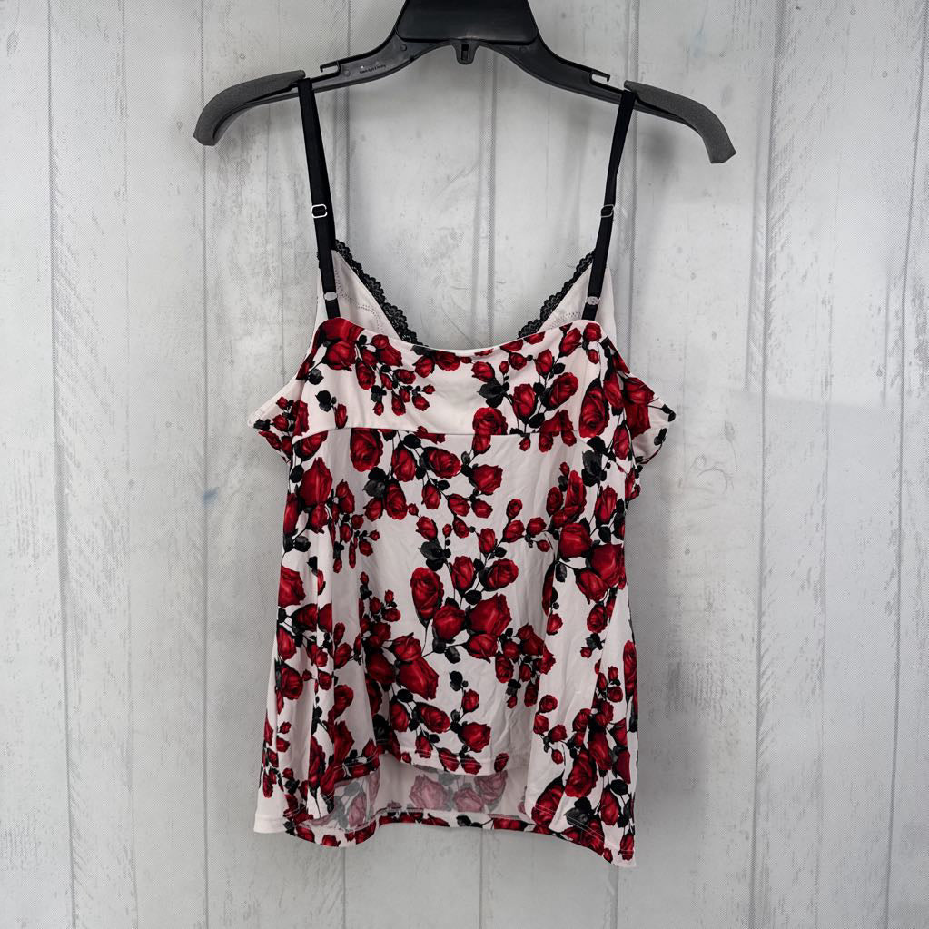 R44 XL floral lace tank