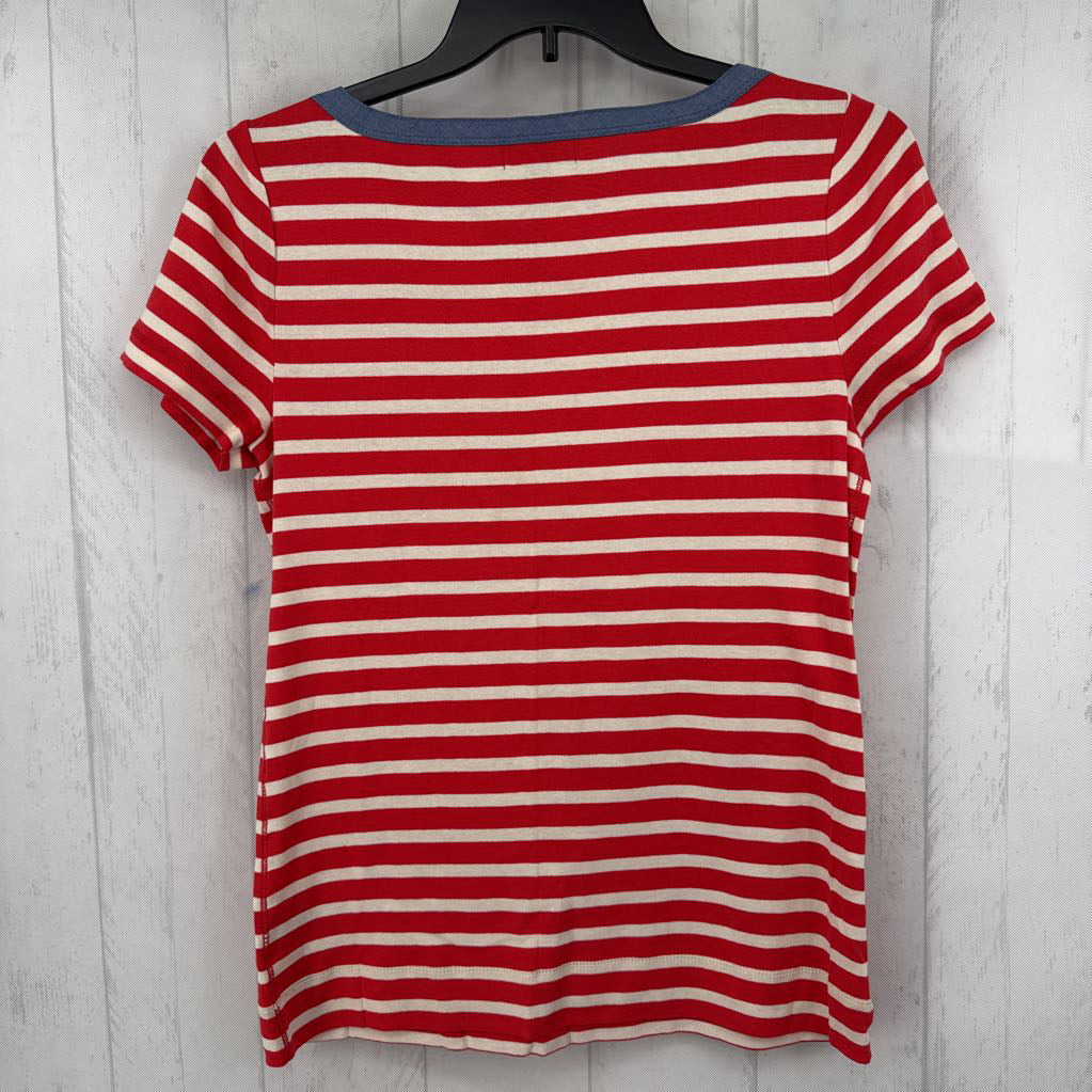 XL s/s stripe top